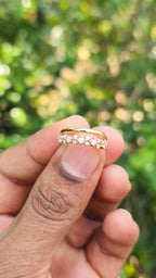 Gold Plated Arc Rings | Anti Tarnish