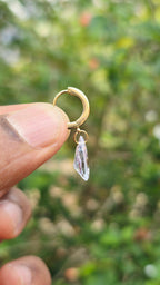 Gold Plated Blu Earring | Anti Tarnish