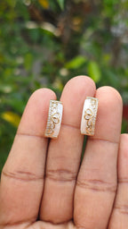 Gold Plated Cheese Earring | Anti Tarnish