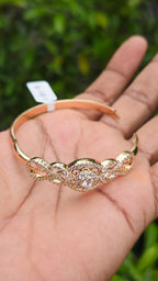 Gold Plated Crystal Bracelet | Anti Tarnish
