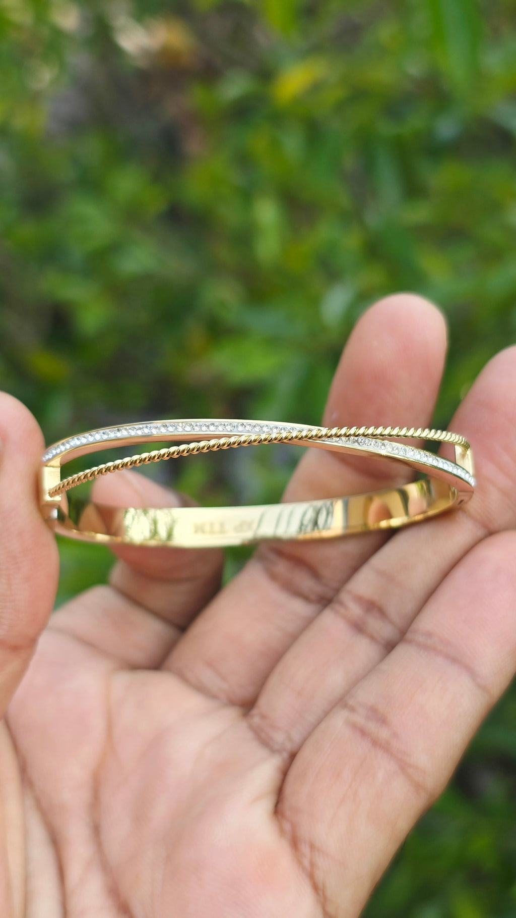 Gold Plated Curl Bracelt | Anti Tarnsih
