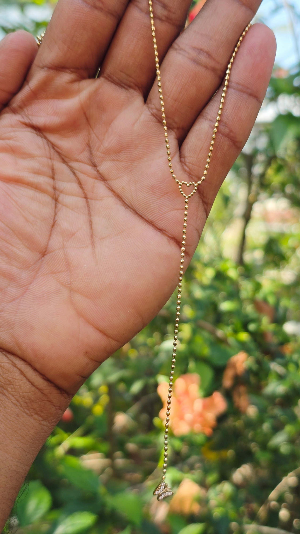 Gold Plated Distance Pendant | Anti Tarnish