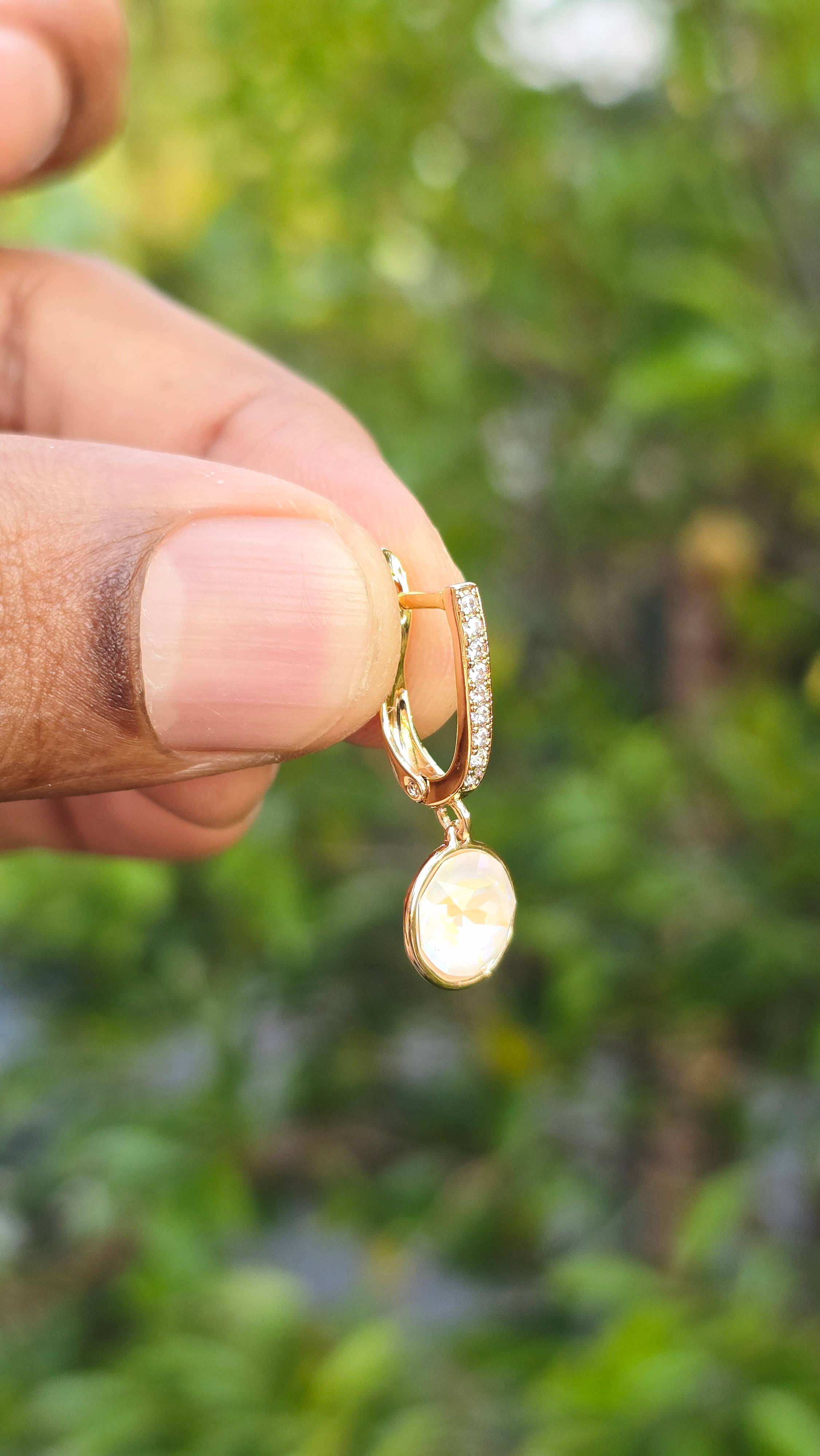 Gold Plated Dow Earring | Anti Tarnish