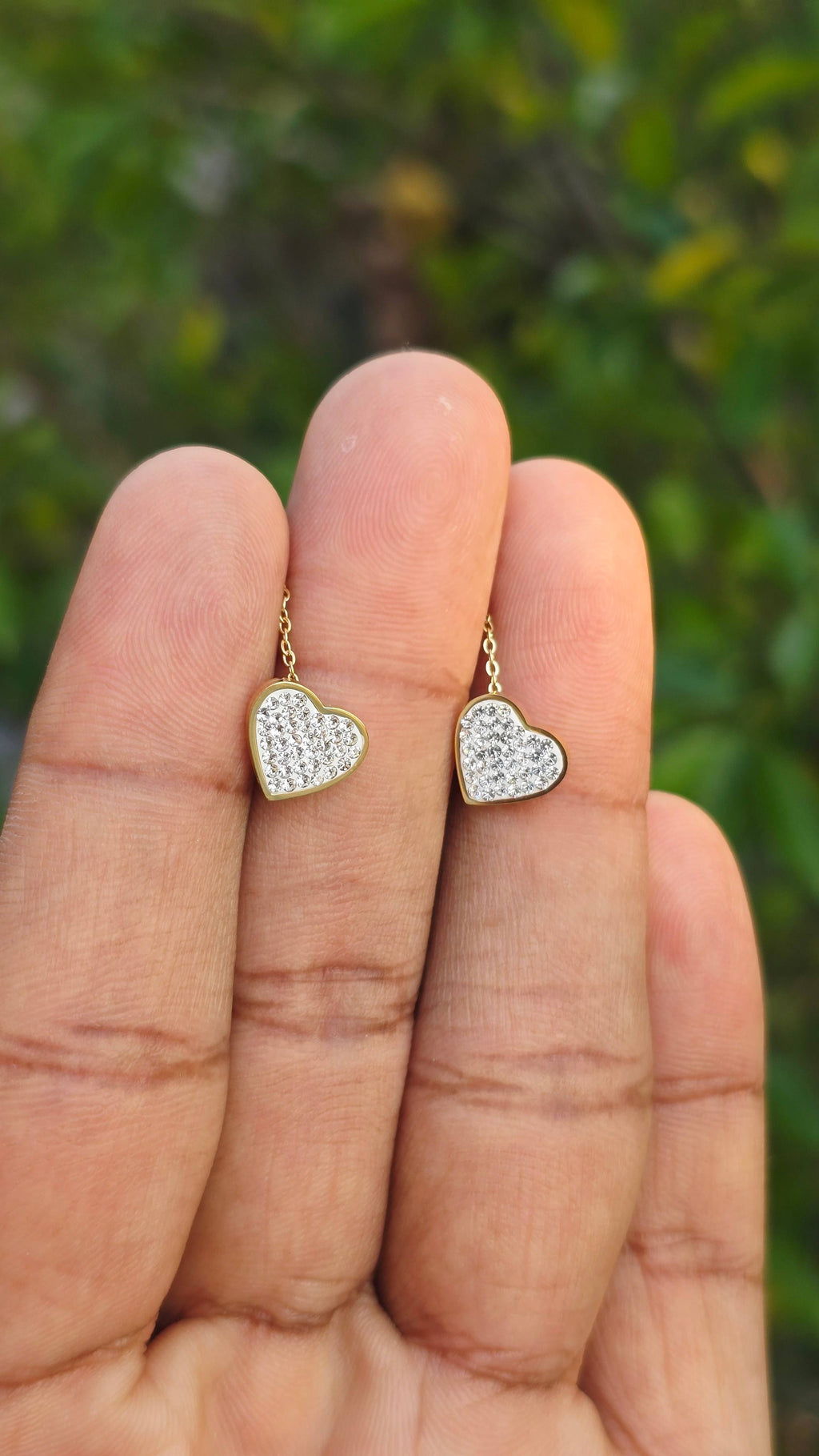 Gold Plated Emo Earring | Anti Tarnish