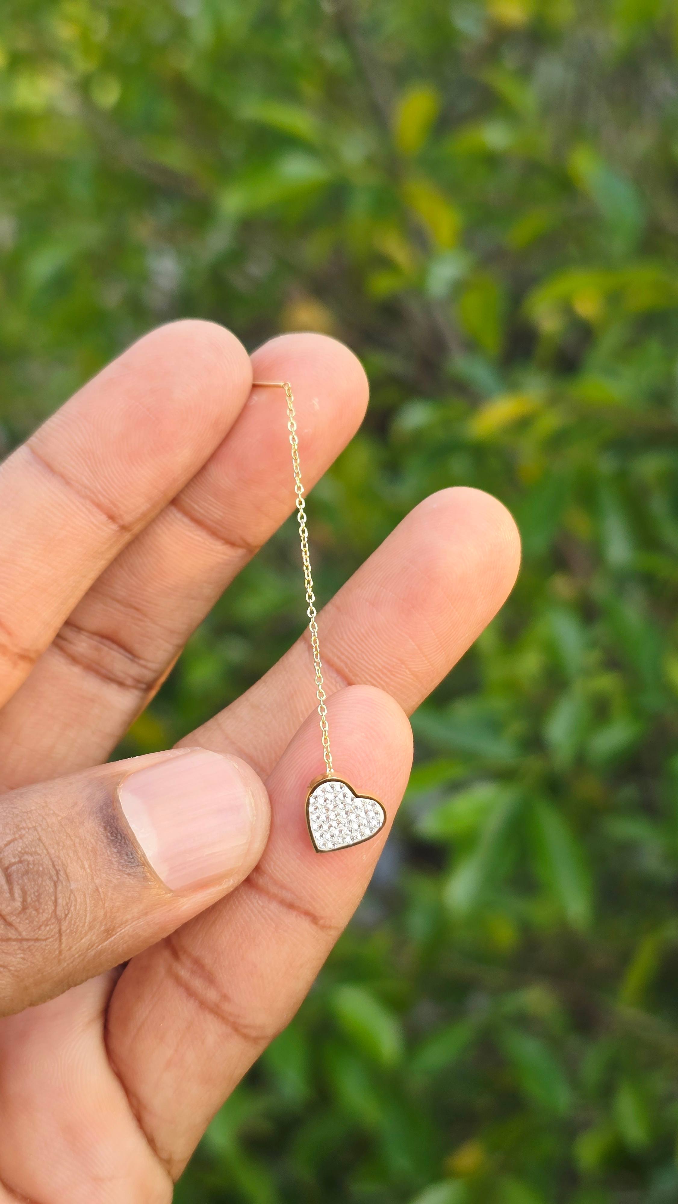 Gold Plated Emo Earring | Anti Tarnish