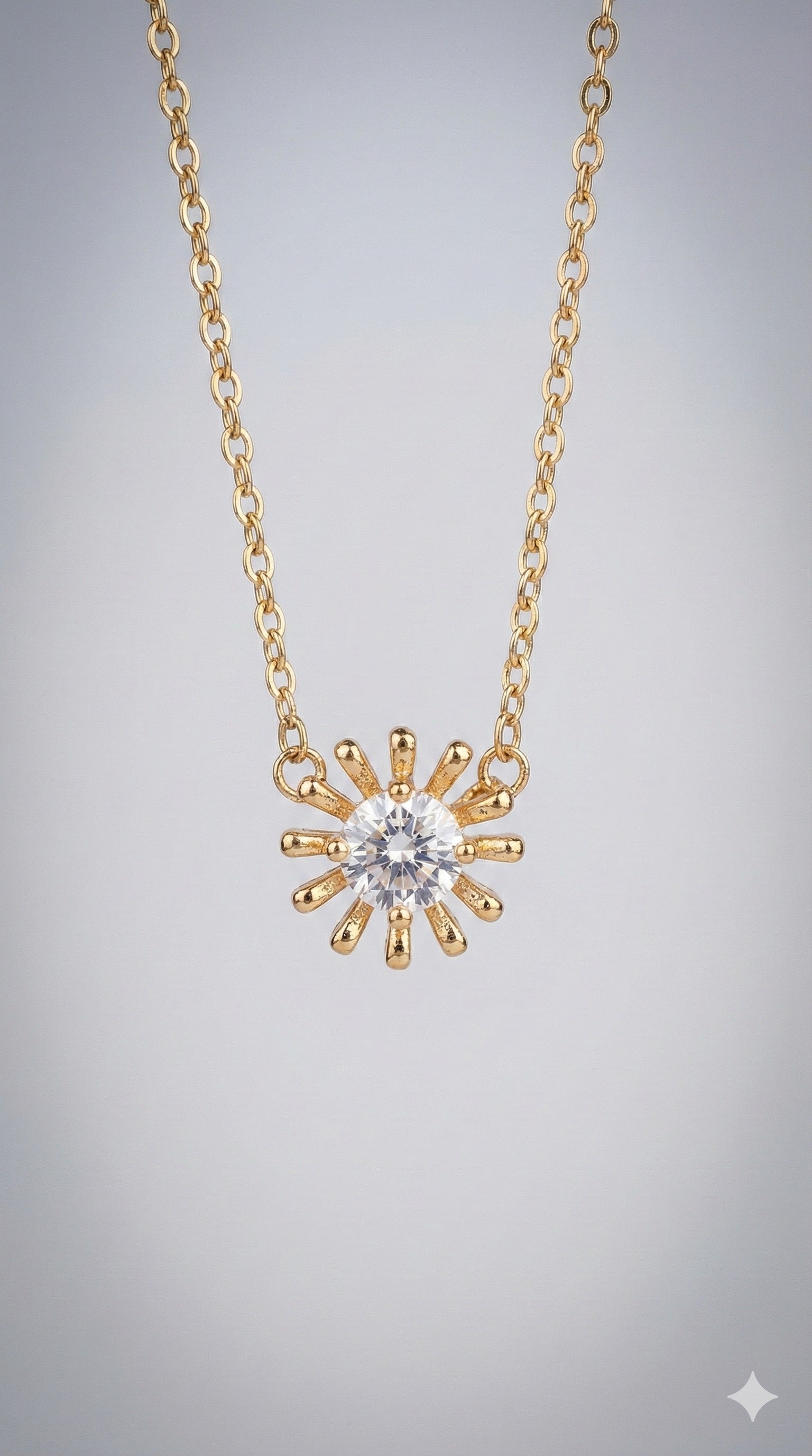 Gold Plated Eva Pendant | Anti Tarnish