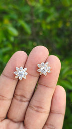 Gold Plated Flora Studs | Anti Tarnish