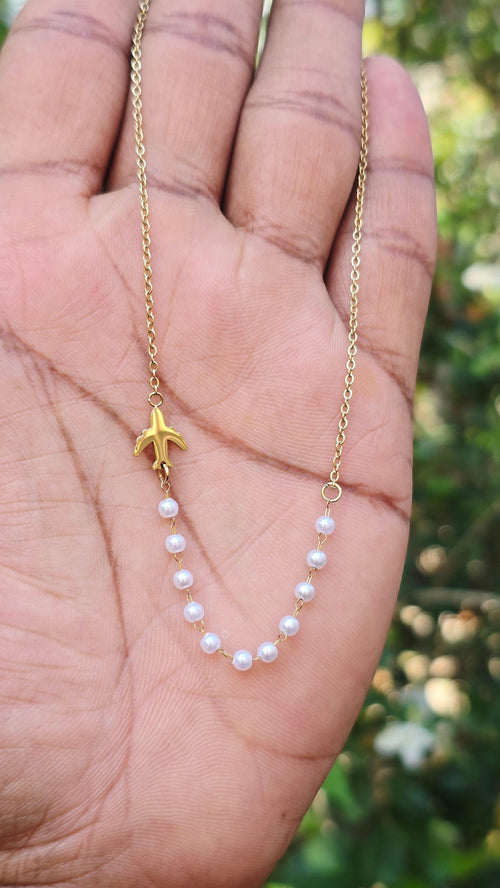 Gold Plated Aero Pendant | Anti Tarnish