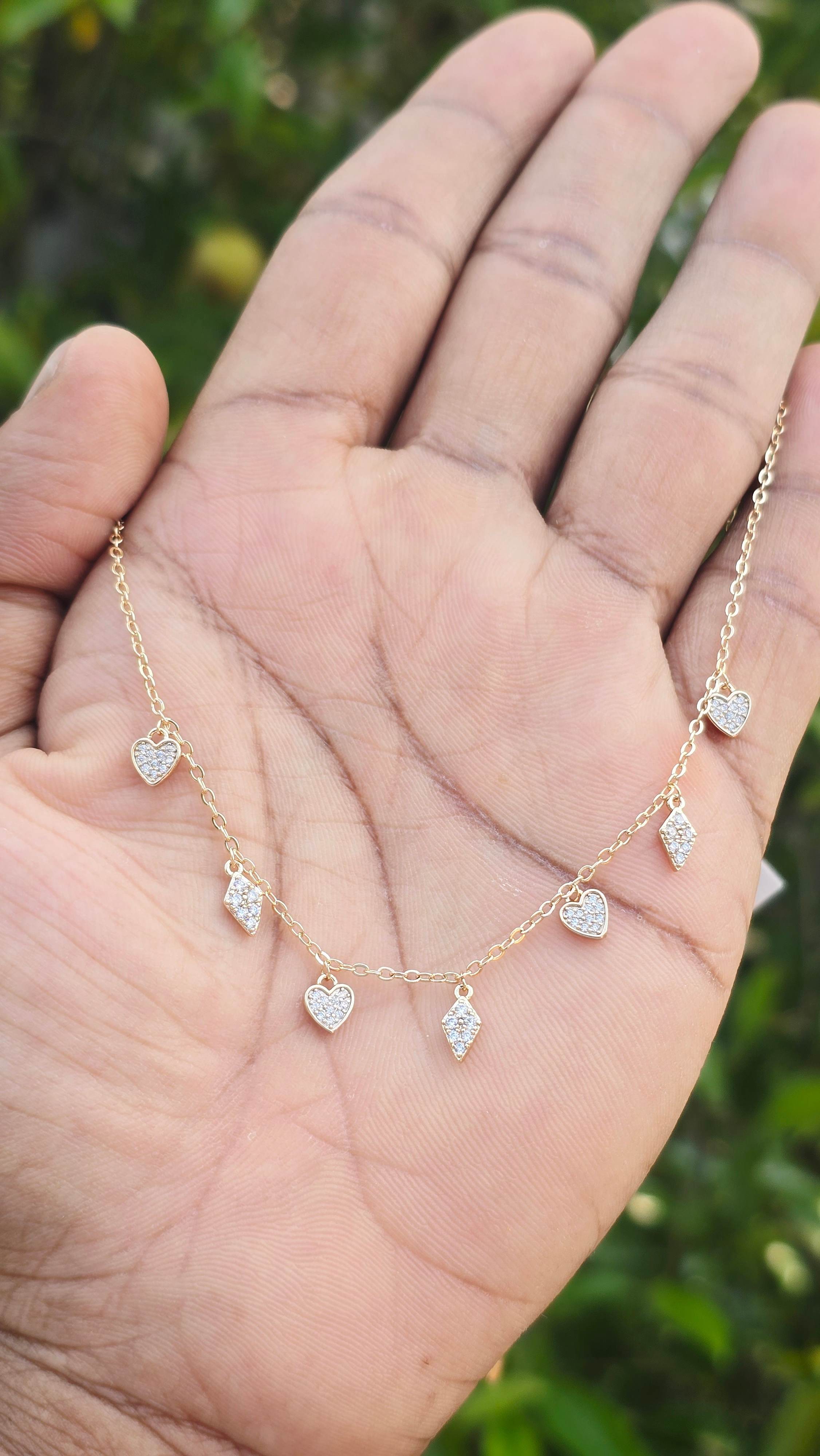 Gold Plated Geometric Necklace | Anti Tarnish