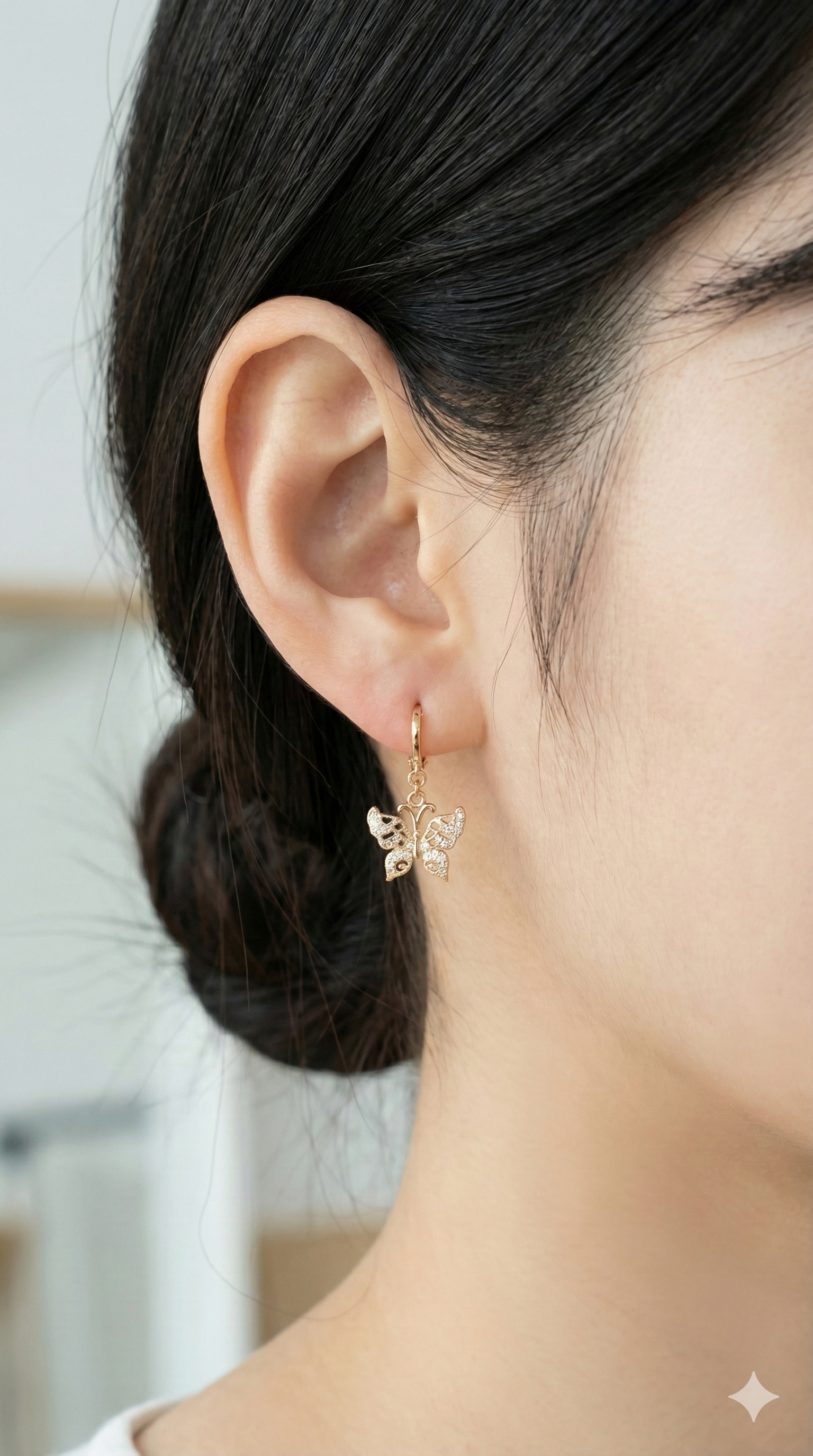 Gold Wings Studs ✨