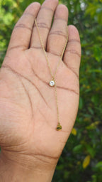 Gold Plated Hanging Love Pendant | Anti Tarnish