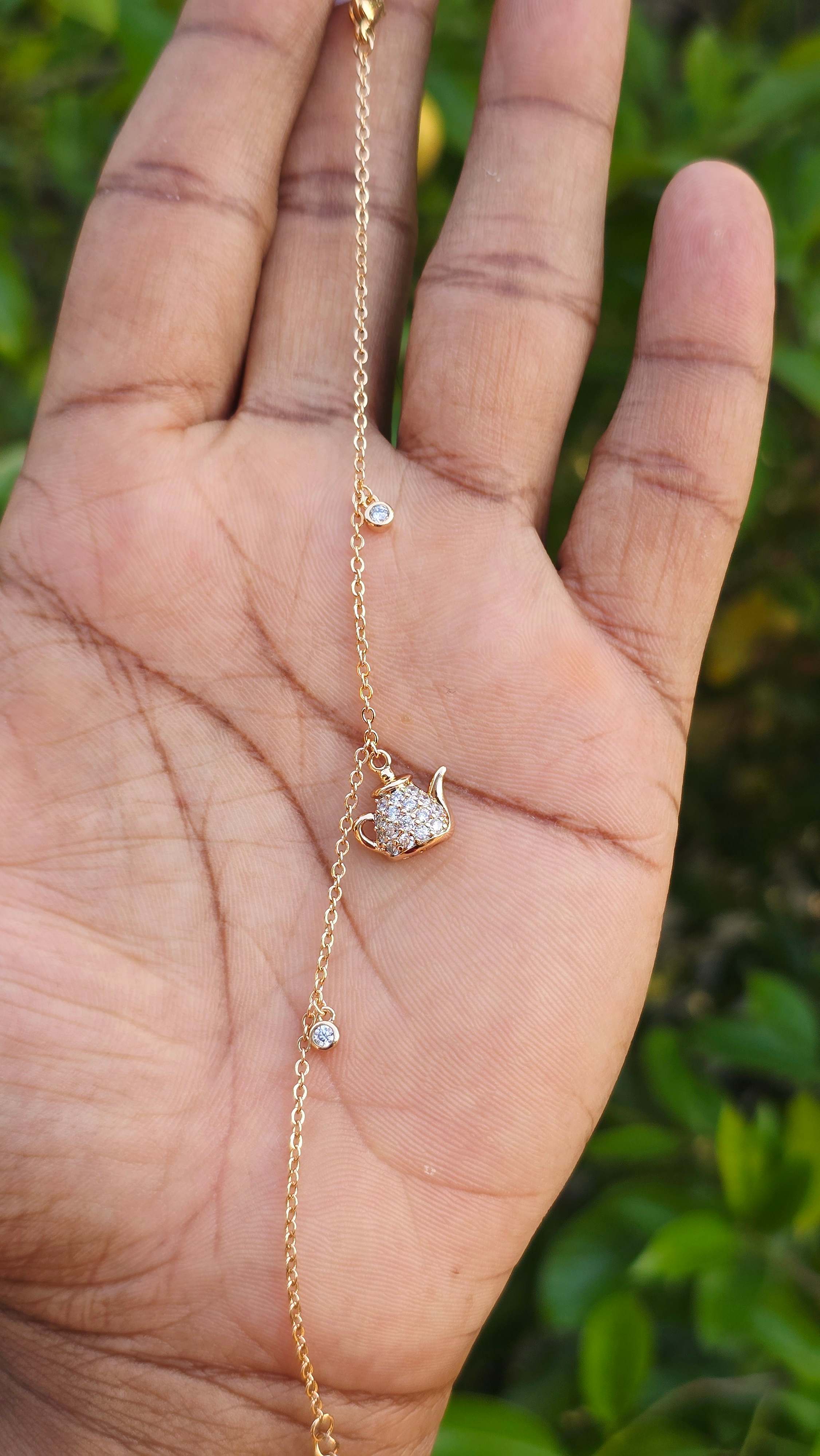 Gold Plated Kettle Bracelet | Anti Tarnish