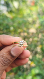 Gold Plated Lamp Ring | Anti Tarnish