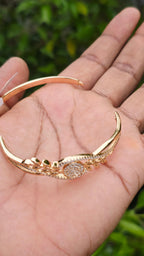 Gold Plated Leafy Bracelet | Anti Tarnish