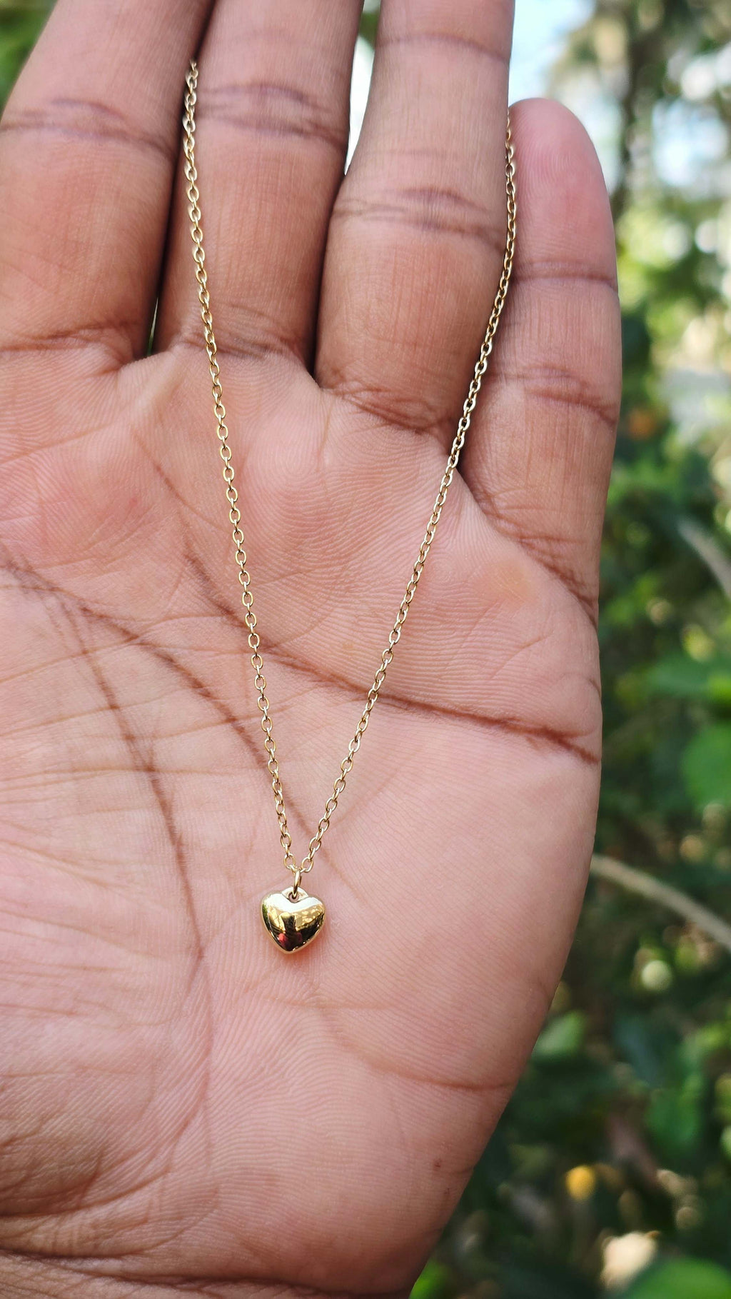 Gold Plated Love Pendant | Anti Tarnish
