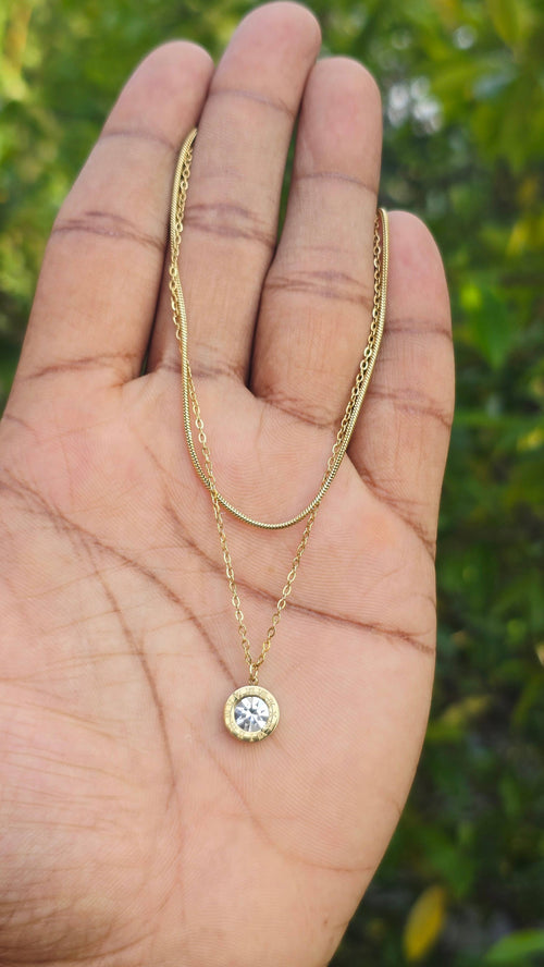 Gold Plated Ambient Necklace | Anti Tarnish