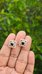 Gold Plated Ocean Studs  | Anti Tarnish
