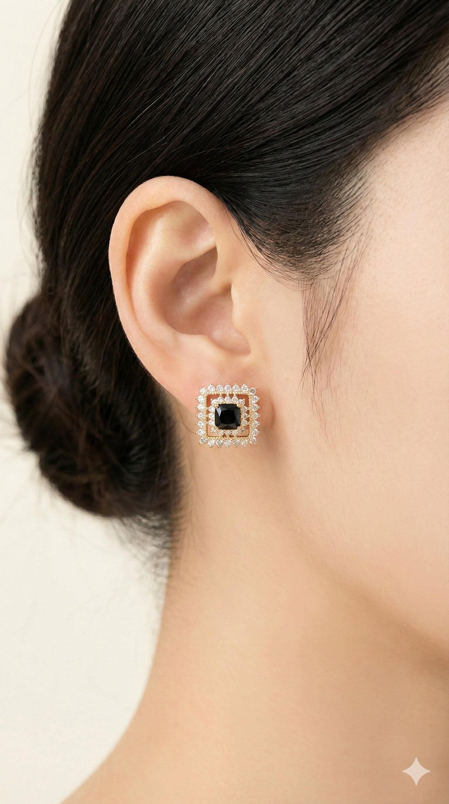 Gold Plated Ocean Studs  | Anti Tarnish