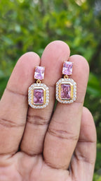 Gold Plated Octa Earring | Anti Tarnish