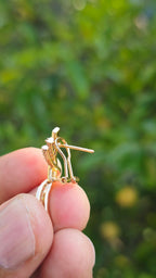 Gold Plated Pod Earring | Anti Tarnish