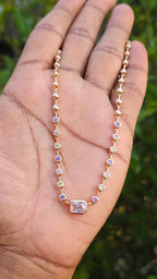 Gold Plated Radiant Necklace | Anti Tarnish