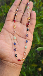 Gold Plated Rainbow Necklace| Anti Tarnish
