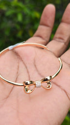 Gold Plated Ribbbon Bracelt | Anti Tarnish