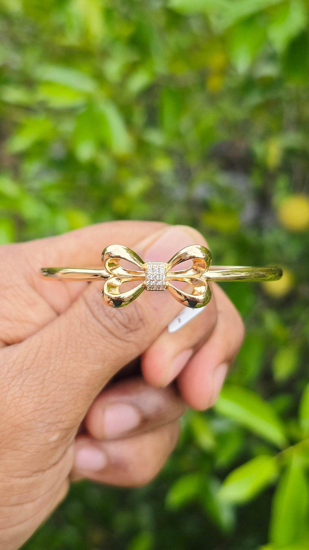 Gold Plated Ribbbon Bracelt | Anti Tarnish
