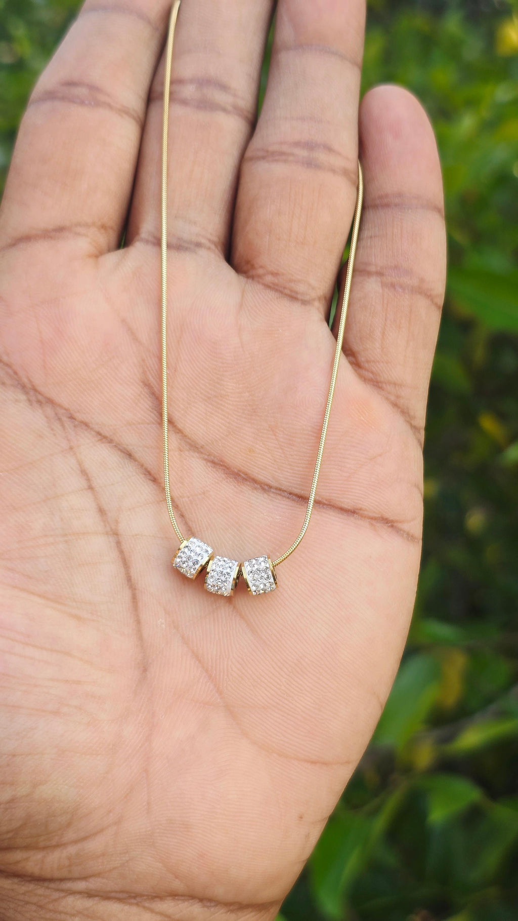 Gold Plated Roller Pendant | Anti Tarnish