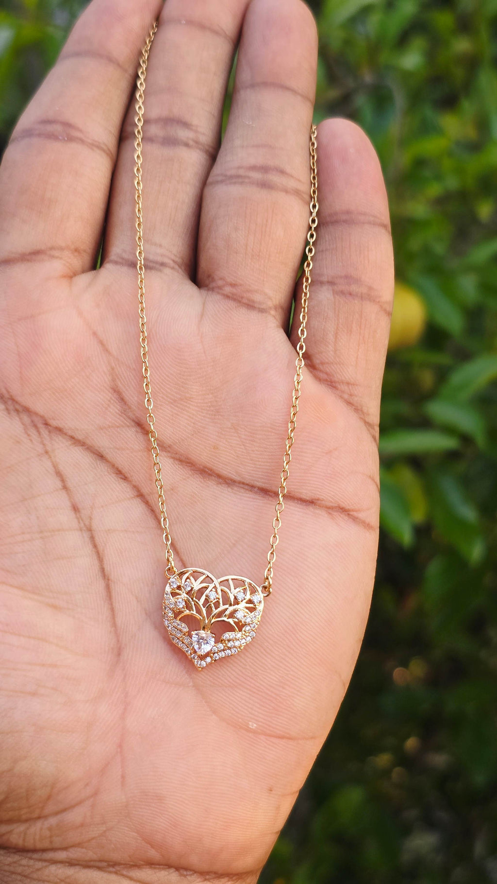 Gold Plated Root Pendant | Anti Tarnish