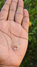 Gold Plated Root Pendant | Anti Tarnish