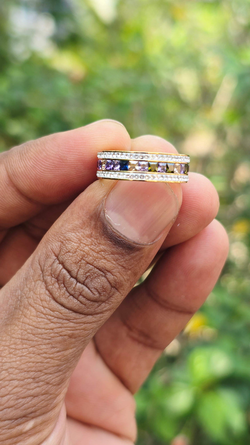 Gold Plated Round Ring | Anti Tarnish