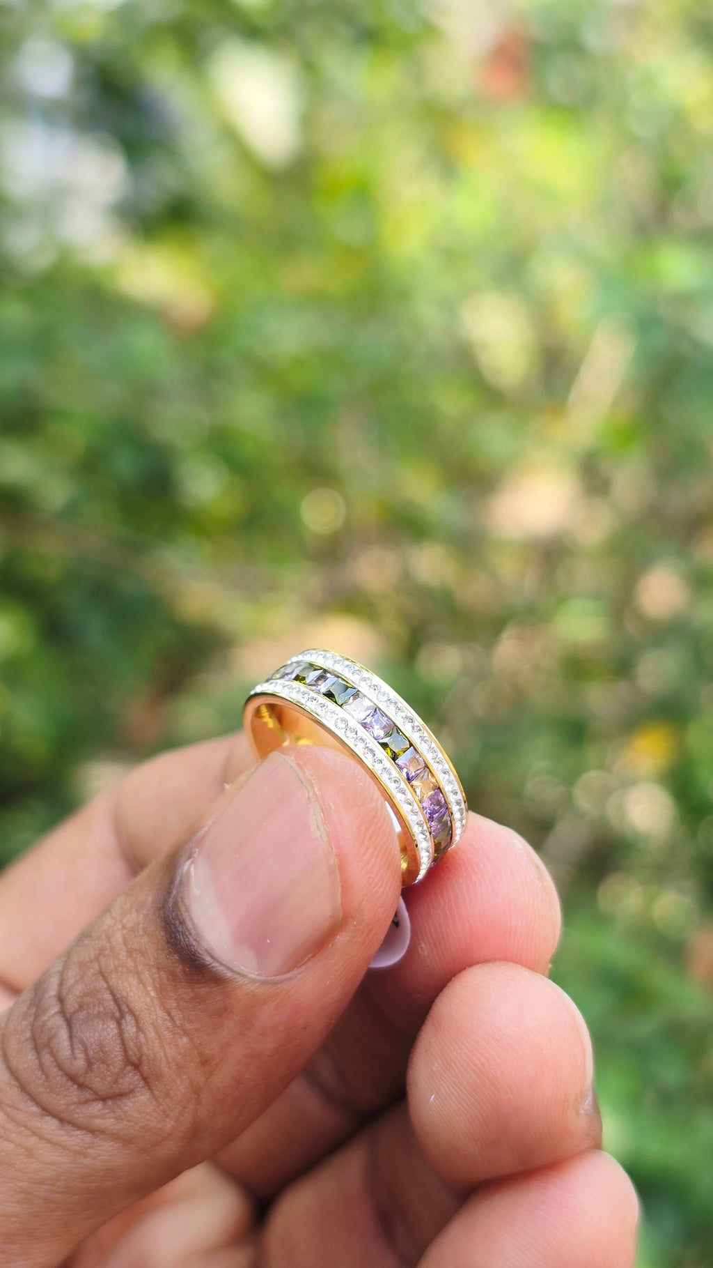 Gold Plated Round Ring | Anti Tarnish