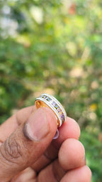 Gold Plated Round Ring | Anti Tarnish