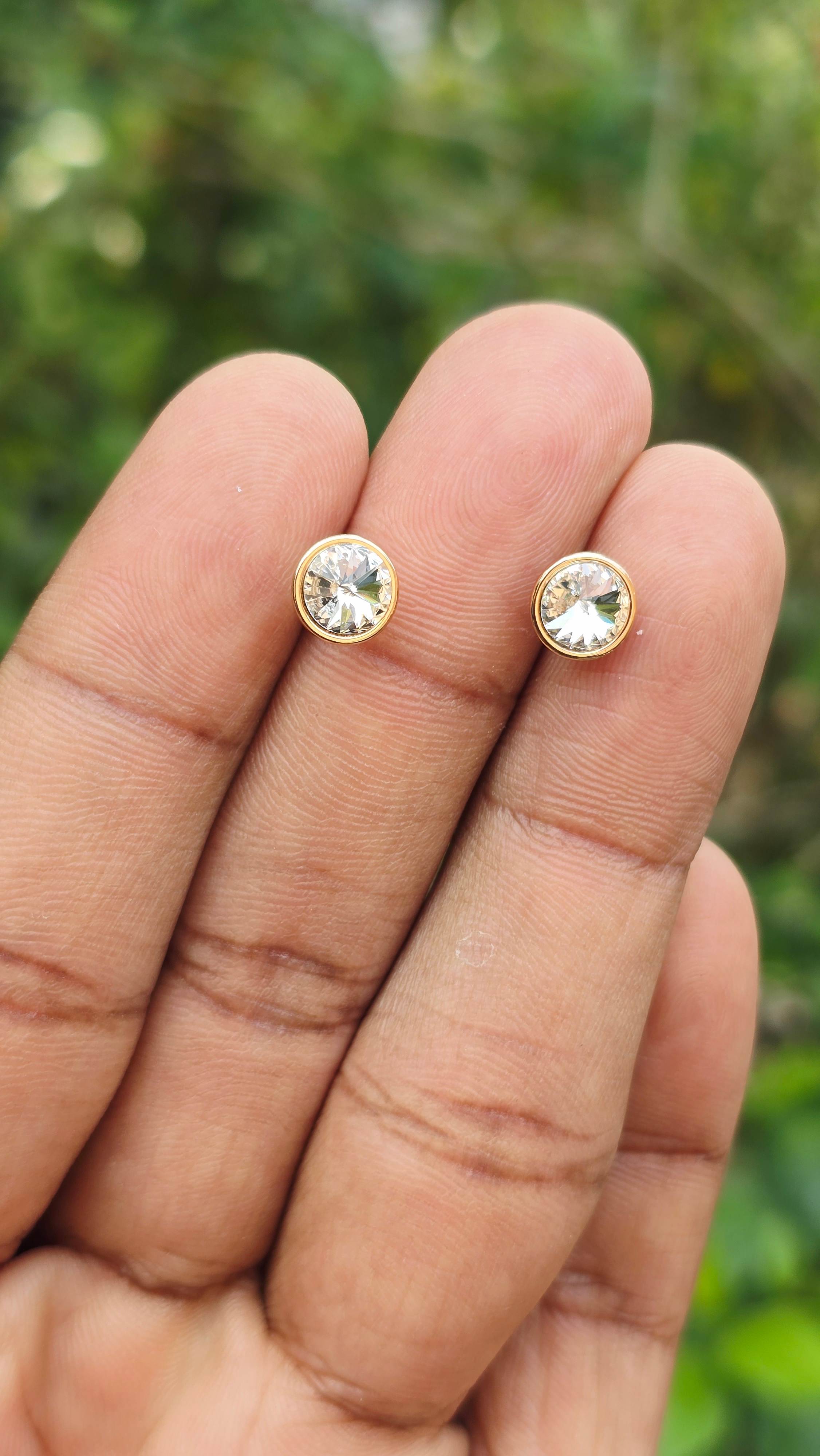 Gold Plated Sar Earring | Anti Tarnish