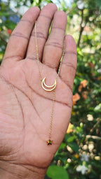 Gold Plated Shooting Pendant | Anti Tarnish