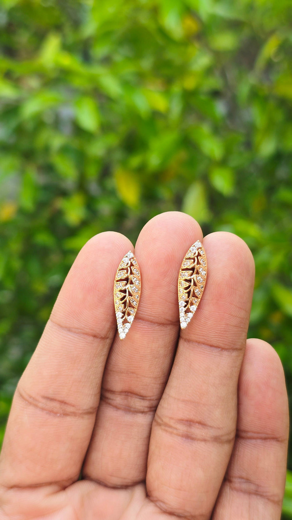 Gold Plated Sia Studs  | Anti Tarnish
