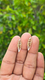 Gold Plated Sia Studs  | Anti Tarnish