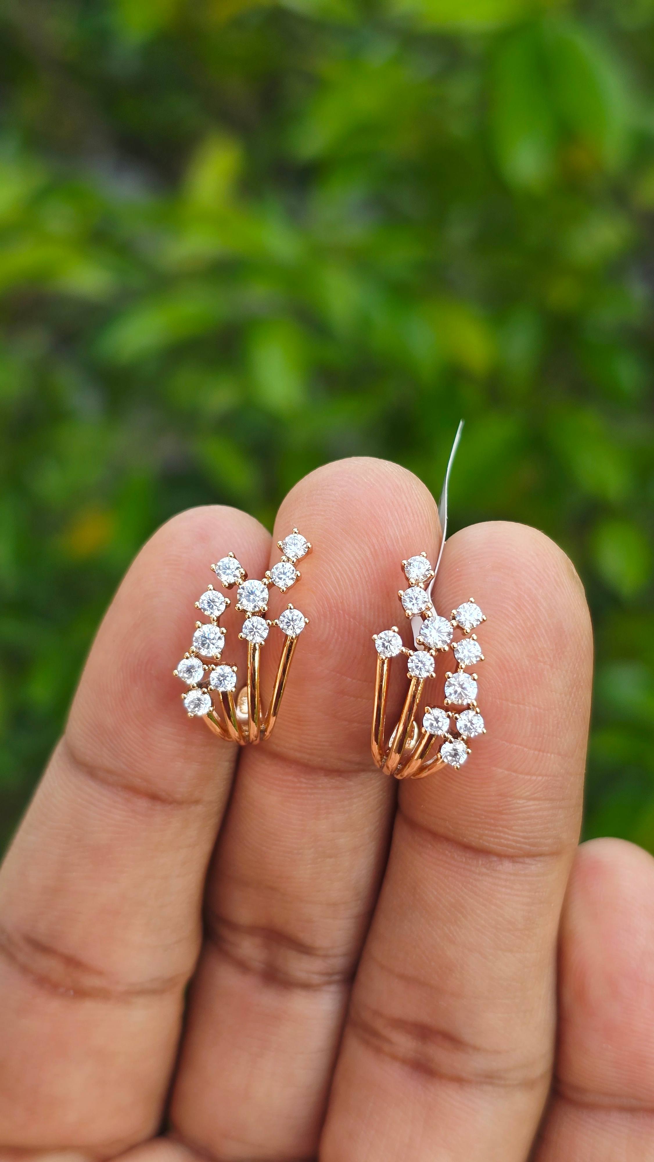 Gold Plated Spring Studs | Anti Tarnish