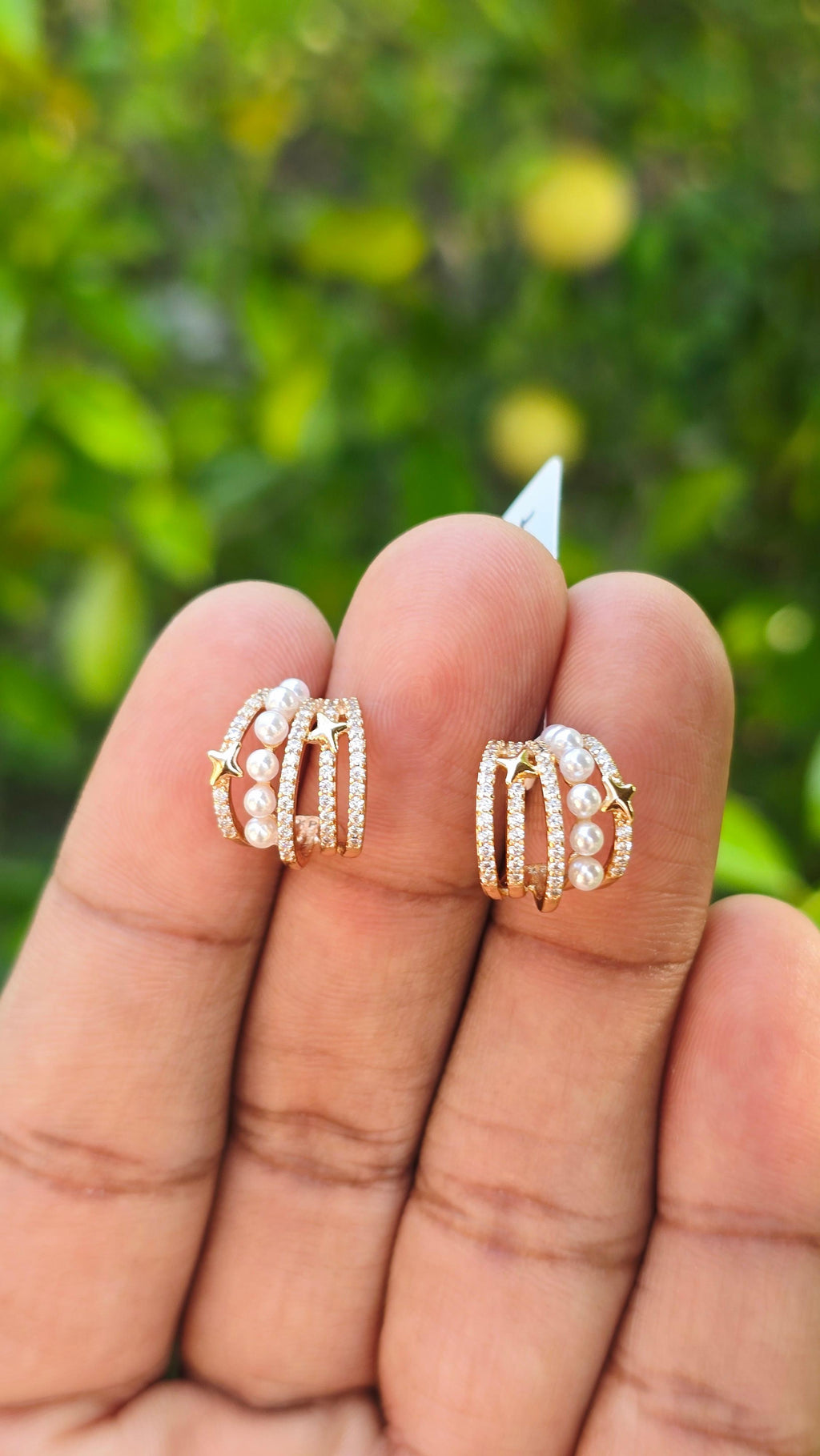 Gold Plated Star Studs | Anti Tarnish