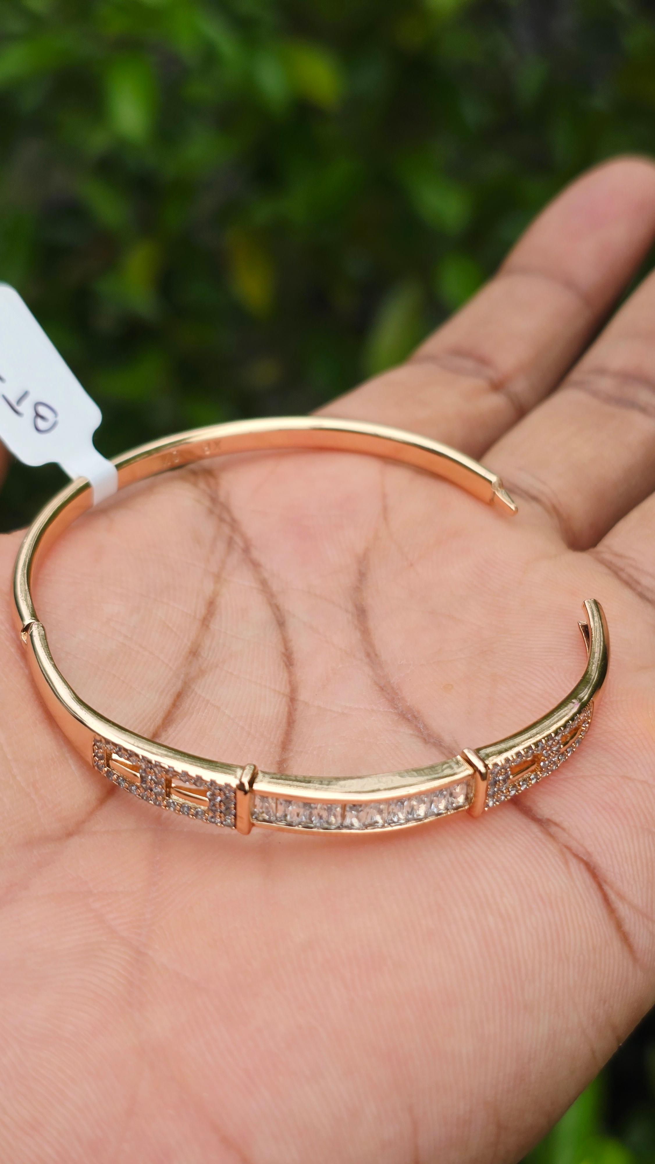 Gold Plated Stone Bracelet  | Anti Tarnish